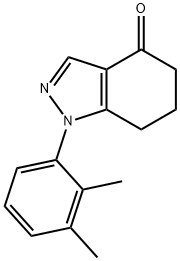 1-(2,3-Dimethylphenyl)-6,7-dihydro-1H-indazol-4(5H)-one Struktur