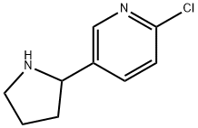 2-chloro-5-(pyrrolidin-2-yl)pyridine Structure