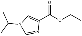 1-isopropyl-1H-imidazole-4-carboxylic acid ethyl ester Struktur
