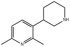 2,6-dimethyl-3-(piperidin-3-yl)pyridine dihydrochloride Structure