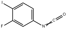 2-fluoro-1-iodo-4-isocyanatobenzene Struktur