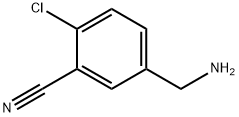 5-(AMINOMETHYL)-2-CHLOROBENZONITRILE Struktur