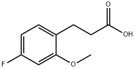 3-(3-Fluoro-5-methoxy-phenyl)-propionic acid Struktur