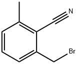 2-Bromomethyl-6-methyl-benzonitrile,1261573-68-5,结构式