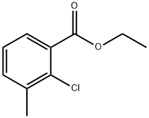 2-氯-3-甲基苯甲酸乙酯 结构式