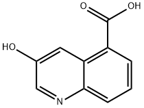 3-hydroxyquinoline-5-carboxylic acid Structure