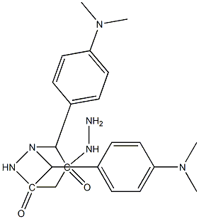 N'~1~,N'~3~-bis[4-(dimethylamino)benzylidene]malonohydrazide Structure