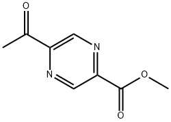 methyl 5-acetylpyrazine-2-carboxylate 结构式