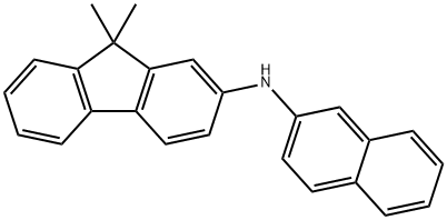 9,9-dimethyl-N-(naphthalen-2-yl)-9H-fluoren-2-amine Struktur