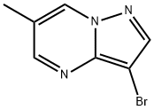 3-bromo-6-methylpyrazolo[1,5-a]pyrimidine,1263060-64-5,结构式