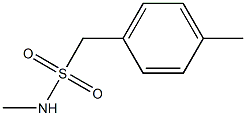 N- 甲基 -1-(对甲苯基)甲基磺酰胺, 1263274-84-5, 结构式