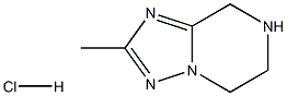 2-Methyl-5,6,7,8-tetrahydro-[1,2,4]triazolo[1,5-a]pyrazine hydrochloride Struktur