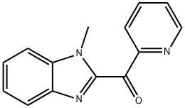 (1-Methyl-1H-benzoimidazol-2-yl)-pyridin-2-yl-methanone Struktur