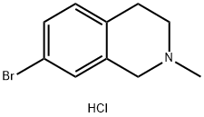 7-Bromo-2-methyl-1,2,3,4-tetrahydro-isoquinoline hydrochloride Structure