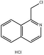 1-Chloromethyl-isoquinoline hydrochloride 化学構造式