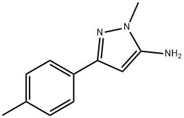 1-methyl-3-(p-tolyl)-1H-pyrazol-5-amine Struktur