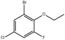 1-Bromo-5-chloro-2-ethoxy-3-fluorobenzene Structure