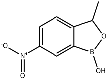 1,3-dihydro-1-hydroxy-3-methyl-6-nitro-2,1-Benzoxaborole Struktur