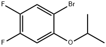 2-(2-Bromo-4,5-difluorophenoxy)propane Struktur