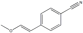 4-(2-Methoxyvinyl)benzonitrile Struktur