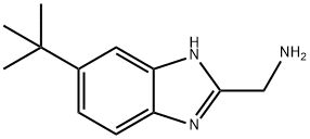 (6-tert-butyl-1H-1,3-benzodiazol-2-yl)methanamine 化学構造式