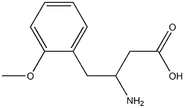 3-氨基-4-(2-甲氧基苯基)丁酸,1267402-18-5,结构式