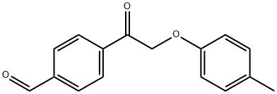 4-[2-(4-methylphenoxy)acetyl]benzaldehyde 结构式