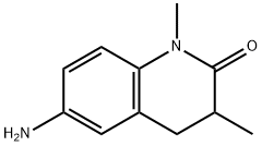 6-Amino-1,3-dimethyl-3,4-dihydro-1H-quinolin-2-one 化学構造式