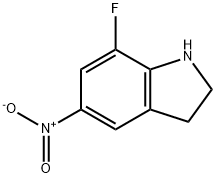 7-Fluoro-5-Nitroindoline Struktur
