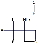 3-(trifluoromethyl)oxetan-3-amine hydrochloride, 1268883-21-1, 结构式