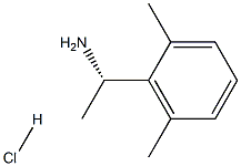 (S)-1-(2,6-二甲基苯基)乙胺盐酸盐 结构式