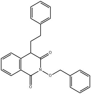 2-(Benzyloxy)-4-phenethylisoquinoline-1,3(2H,4H)-dione Structure