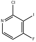 2-氯-4-氟-3-碘吡啶 结构式
