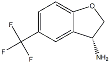 (3R)-5-(TRIFLUOROMETHYL)-2,3-DIHYDROBENZO[B]FURAN-3-YLAMINE Structure