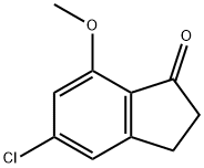 5-Chloro-7-methoxy-indan-1-one 结构式