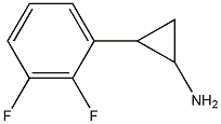 2-(2,3-difluorophenyl)cyclopropan-1-amine Structure