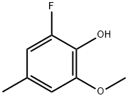 2-Fluoro-6-methoxy-4-methylphenol 化学構造式
