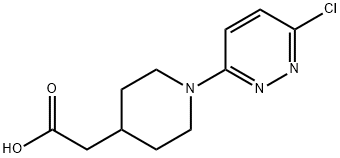 [1-(6-Chloro-pyridazin-3-yl)-piperidin-4-yl]-acetic acid|2-[1-(6-氯哒嗪-3-基)哌啶-4-基]乙酸