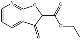 3-氧代-2,3-二氢呋喃并[2,3-B]吡啶-2-羧酸乙酯 结构式