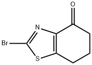 2-bromo-6,7-dihydrobenzo[d]thiazol-4(5H)-one 化学構造式