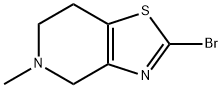 2-bromo-5-methyl-4,5,6,7-tetrahydrothiazolo[4,5-c]pyridine Structure