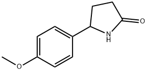 5-(4-METHOXYPHENYL)-2-PYRROLIDINONE,128100-35-6,结构式