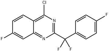 1282433-64-0 4-Chloro-2-(difluoro(4-fluorophenyl)methyl)-7-fluoroquinazoline