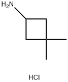 3,3-ジメチルシクロブタンアミン塩酸塩 化学構造式