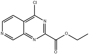4-Chloro-pyrido[3,4-d]pyrimidine-2-carboxylic acid ethyl ester Structure