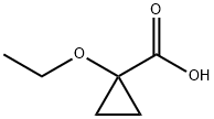 1-エトキシシクロプロパン-1-カルボン酸 化学構造式