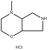 Pyrrolo[3,4-b]-1,4-oxazine, octahydro-4-methyl-, dihydrochloride
 Structure