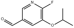 6-Fluoro-5-isopropoxynicotinaldehyde Structure