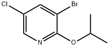 3-溴-5-氯-2-异丙氧基吡啶,1289133-38-5,结构式