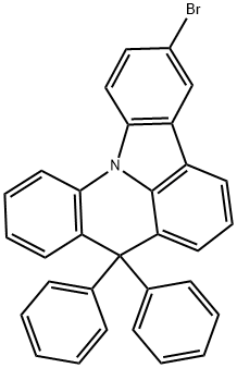 3-bromo-8,8-diphenyl-8H-indolo[3,2,1-de]acridine,1290058-05-7,结构式